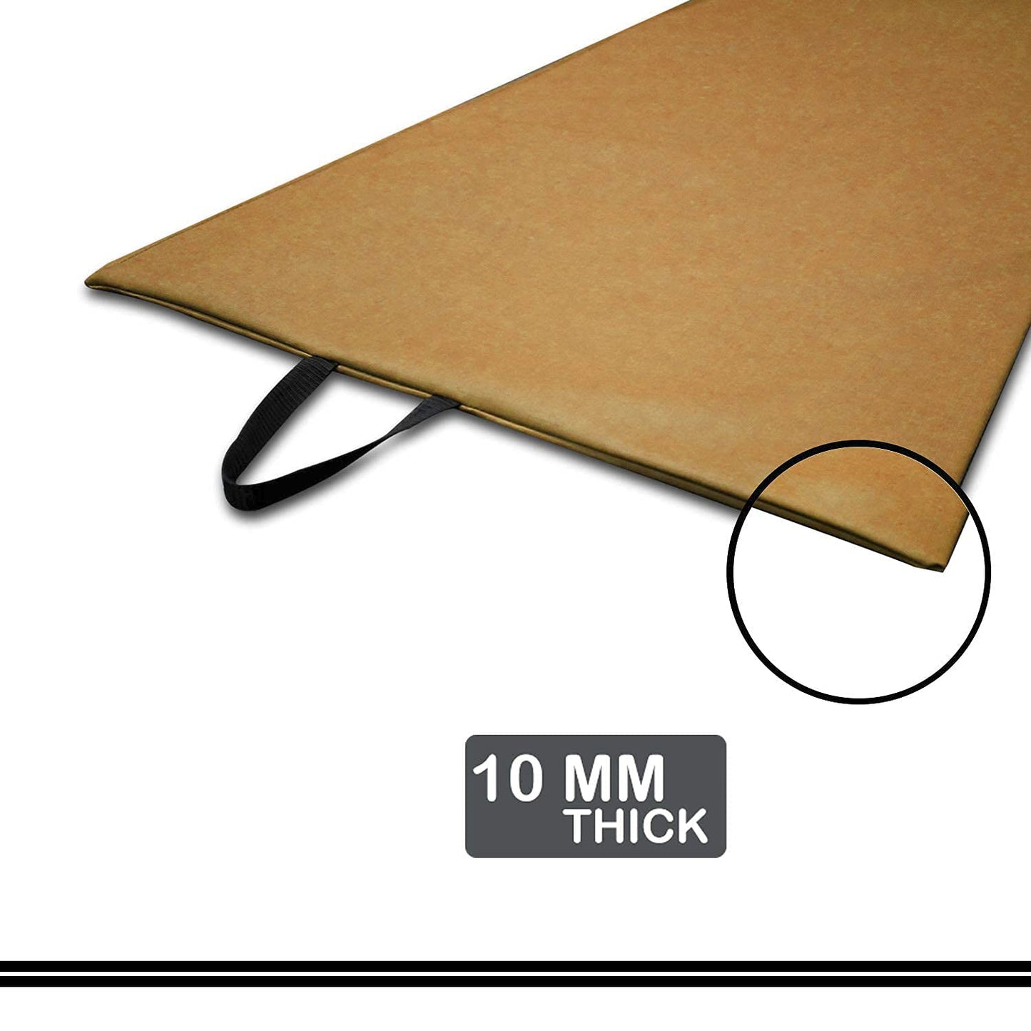 Premium PU Leather Yoga Mat – Non-Slip & Durable