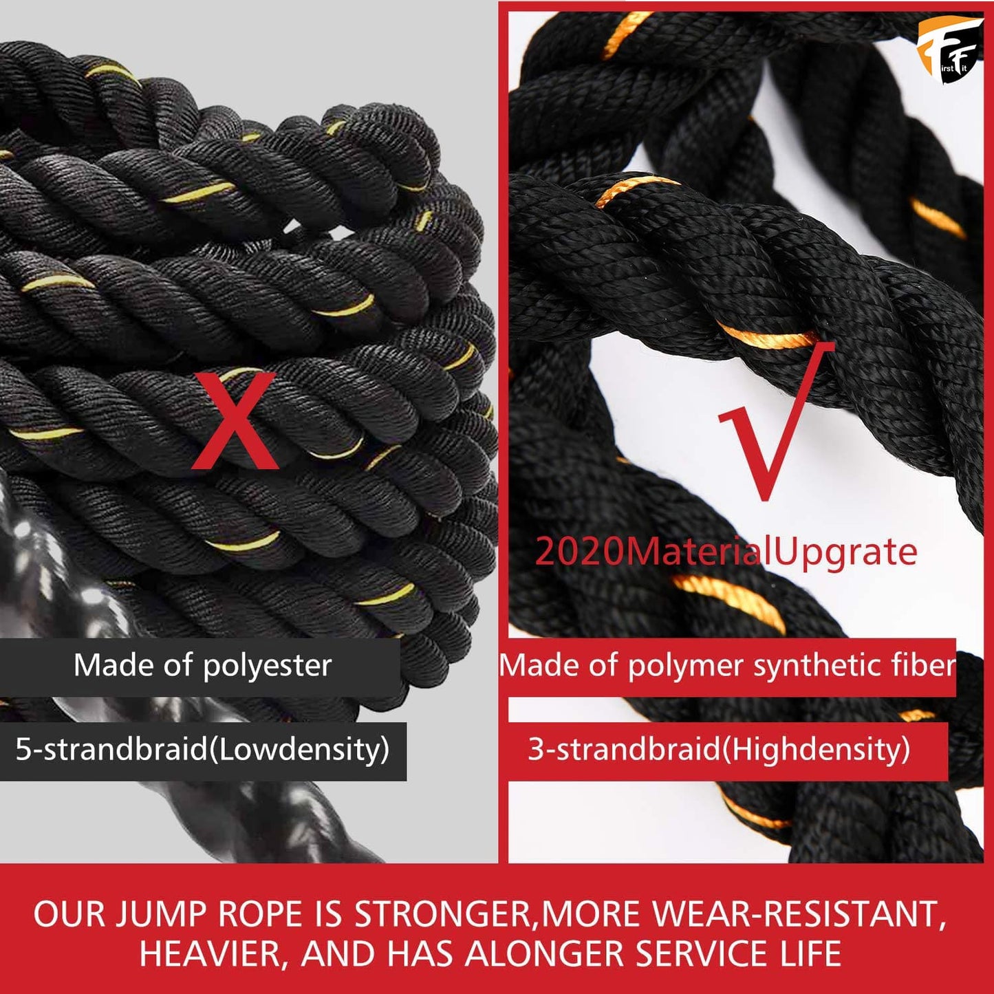 Premium Battle Rope for Gym and Strength Training