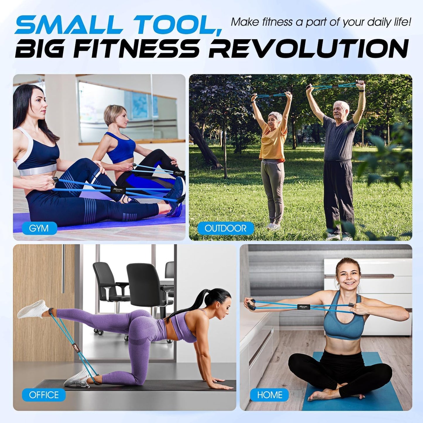 Resistance Loop Bands for Legs & Butt