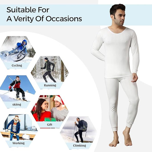 Thermal Innerwear Set for Men Long Johns Underwear Set