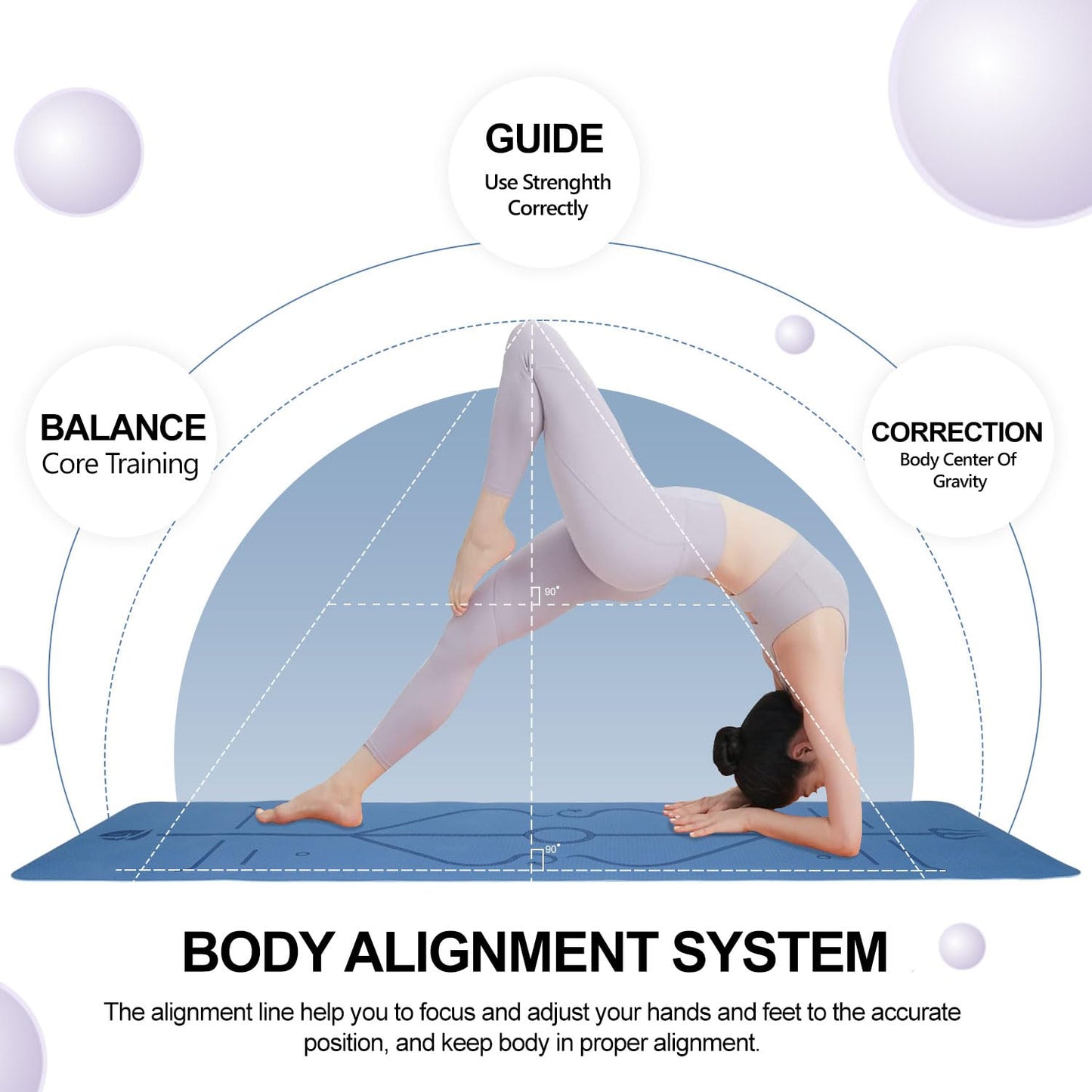 Premium Thick TPE Yoga Mat– Non-Slip & Eco-Friendly