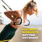 Suspension Training Kit, All-in-One Full Body Workouts for Home, Travel, Outdoors, Gym Bodyweight Resistance System