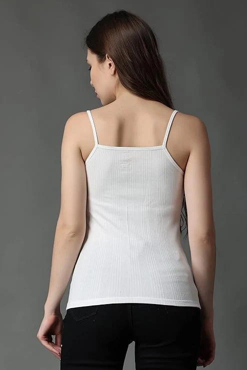 Thermal Spaghetti Top Ultra Soft Sleeveless Scoop Neck