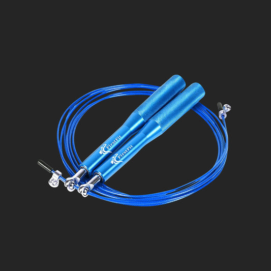 Polyvinyl Chloride Skipping Rope with Adjustable Length (Blue)