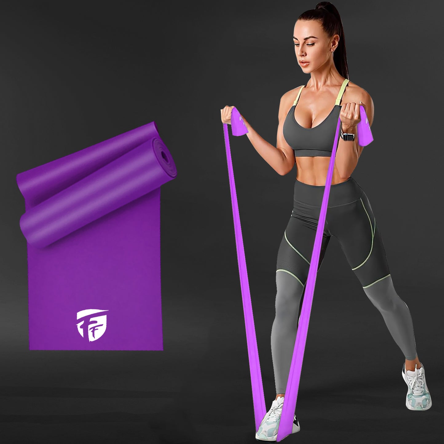 Workout Loop Band (Purple, 1.5 Meter)