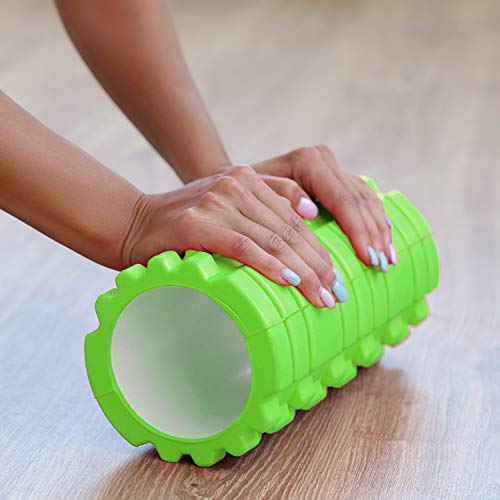 Foam Roller for Deep Tissue Muscle Massage and Pain Relief Equipment (Green)