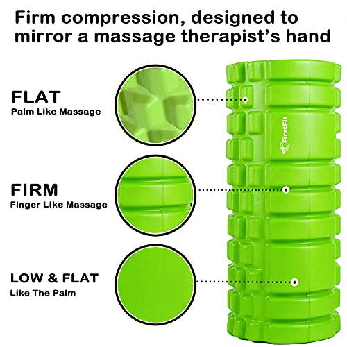 Foam Roller for Deep Tissue Muscle Massage and Pain Relief Equipment (Green)