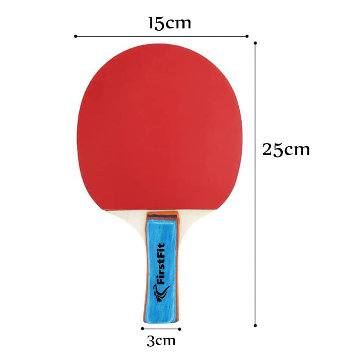 Table Tennis Paddles & 3 Ping Pong Balls