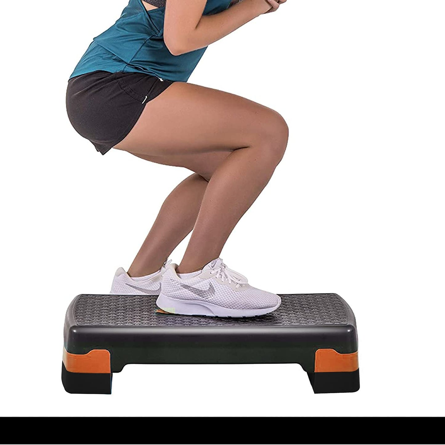 Aerobic Stepper Bench (Orange & Black)