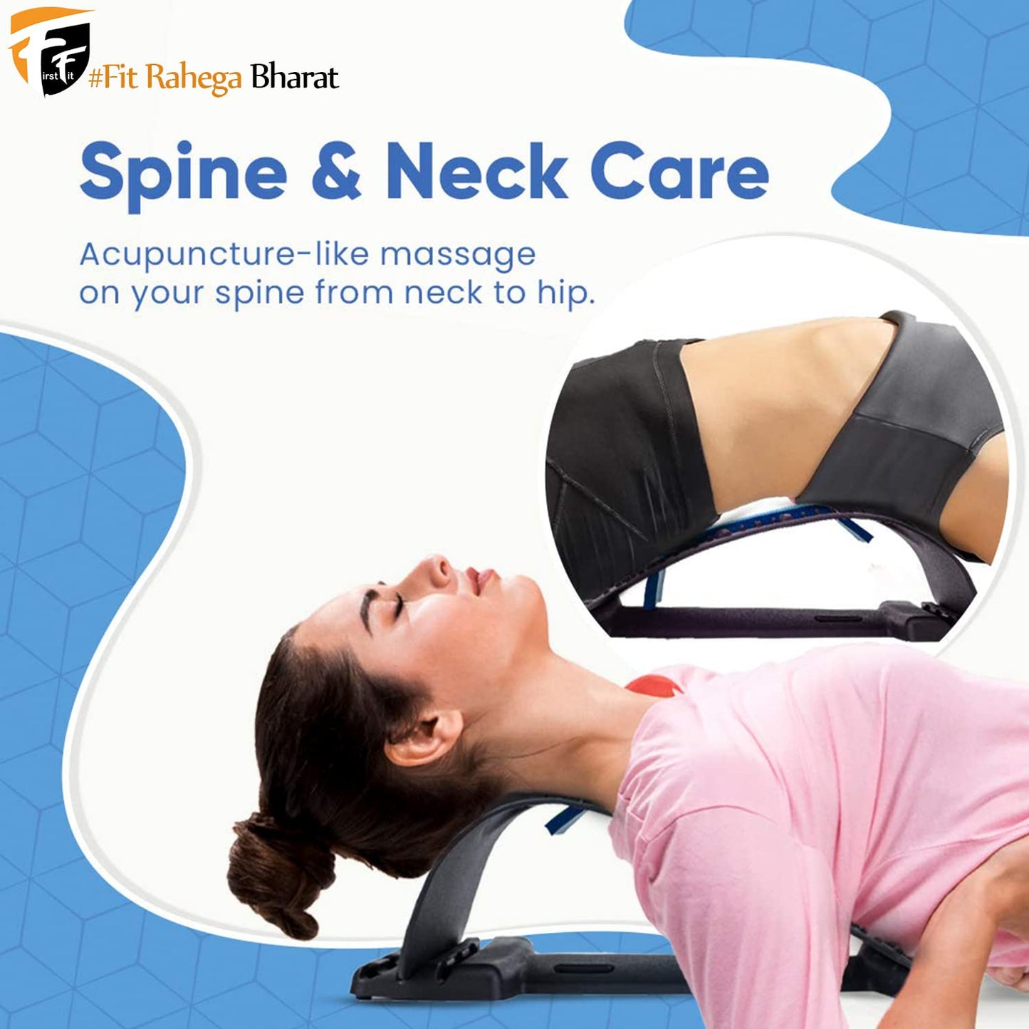 Neck Stretcher For Neck Pain Relief, With 4 Adjustable Levels, Upper Back And Shoulder Relaxer