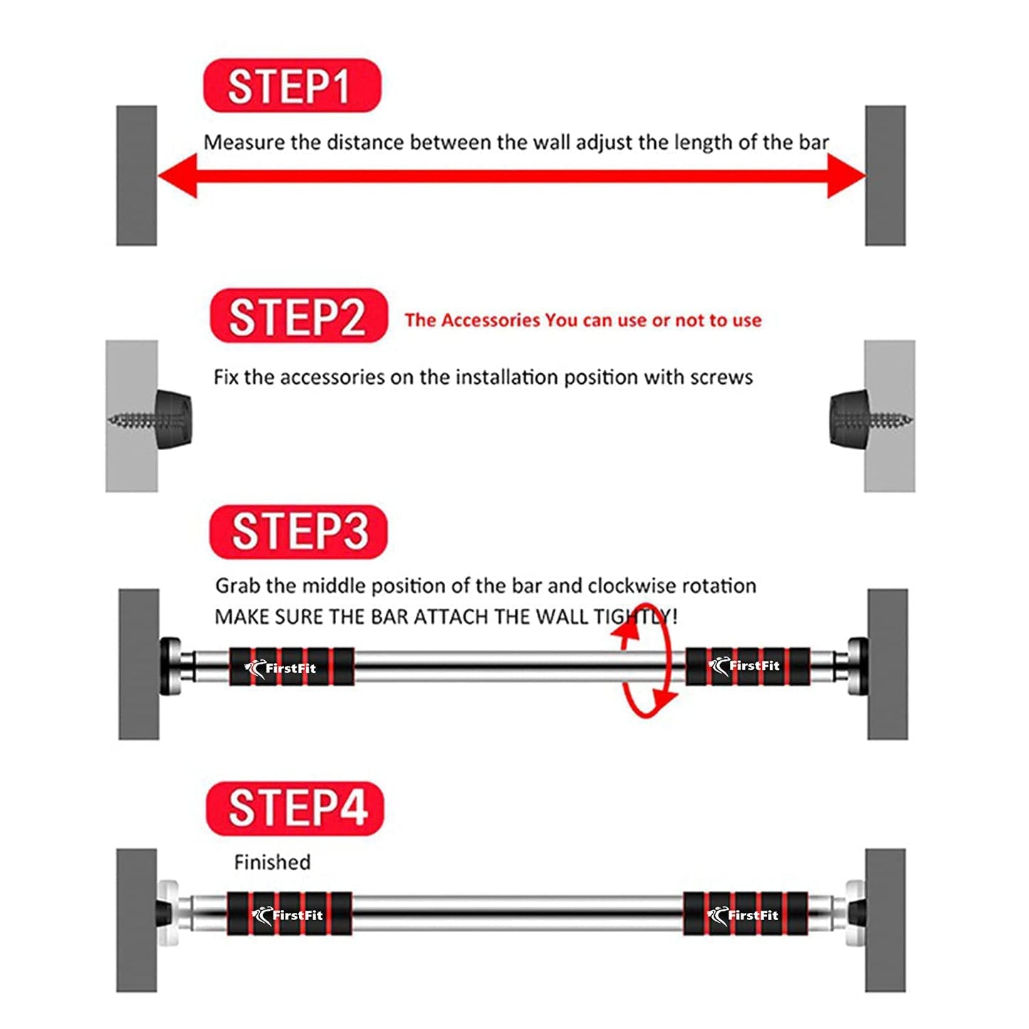 Pull-Up Bar  - 100Kg Capacity