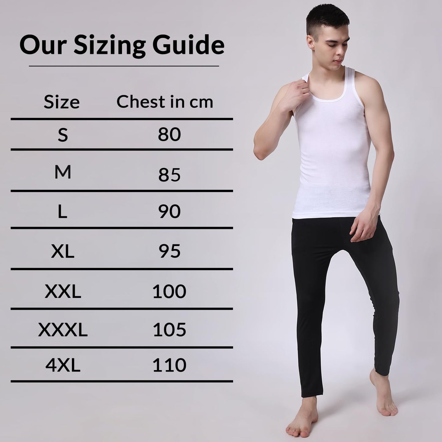 Round Neck Utra Soft Solid Vest for Men, (Pack of 2)