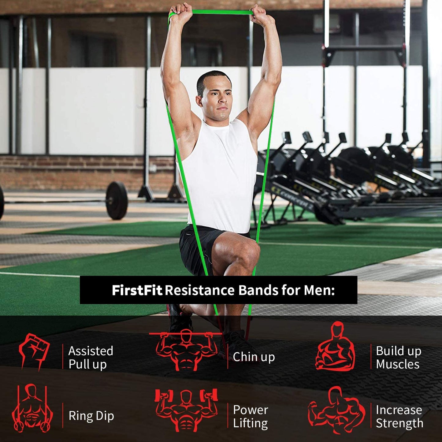 Pull Up Band (XX Heavy: 90-220lbs) - Green