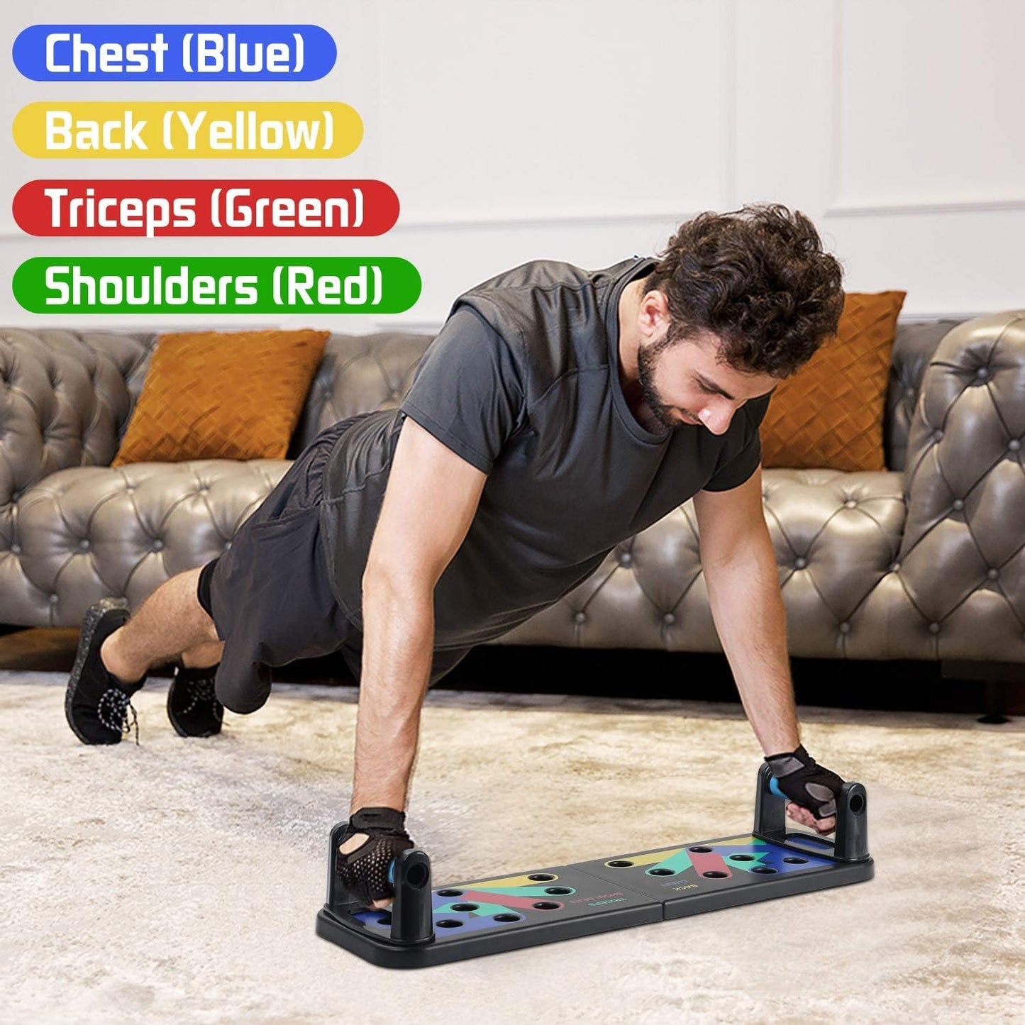 Multifunction Push Up Rack Board Foldable 12 in 1