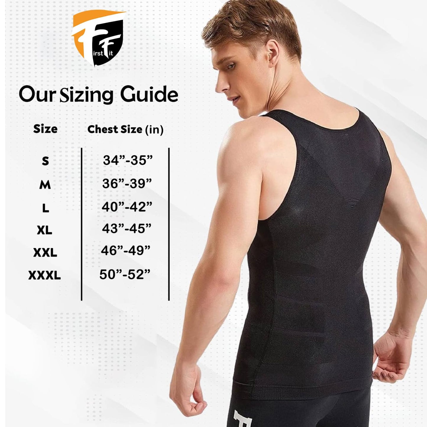 Tummy Tucker Vest, Slim Body Shaper for Men